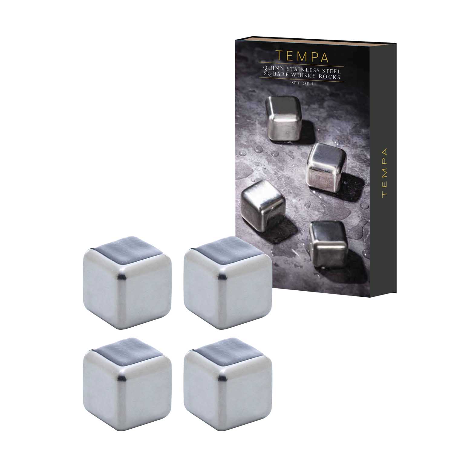 Tempa Quinn Whisky Rocks Set Of 4